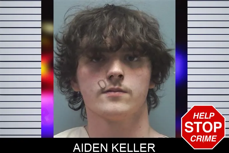 Aiden Keller mugshot