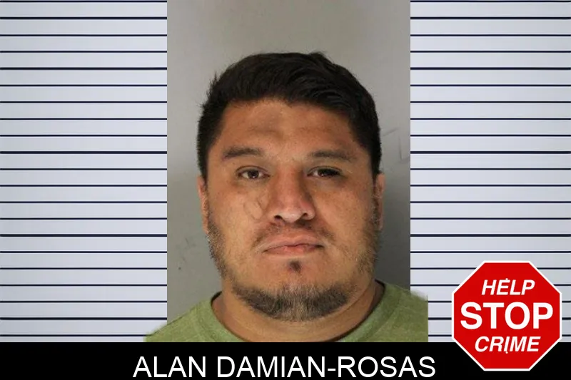 Alan Damian-Rosas mugshot