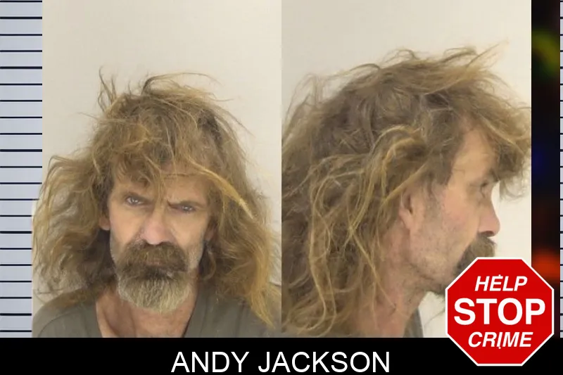 Andy Jackson mugshot