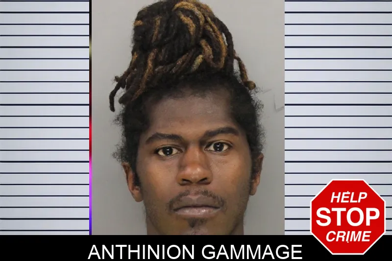 Anthinion Gammage mugshot