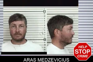 Aras Medzevicius mugshot