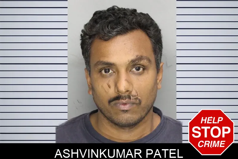 Ashvinkumar Patel mugshot