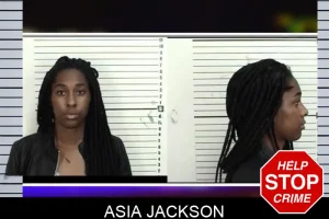Asia Jackson mugshot