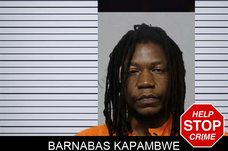 Barnabas Kapambwe mugshot