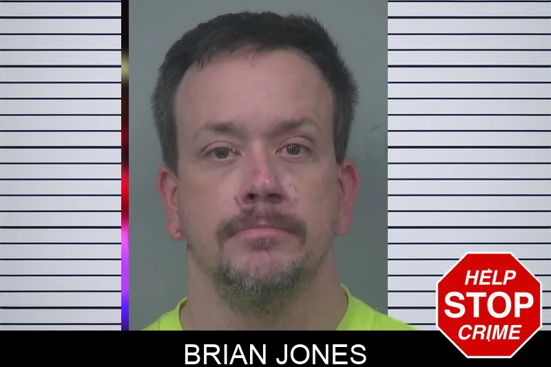 Brian Jones mugshot