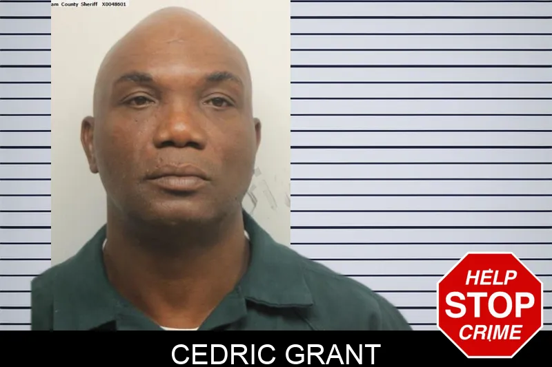 Cedric Grant mugshot