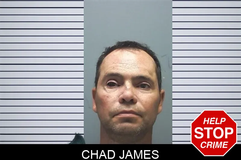 Chad James mugshot