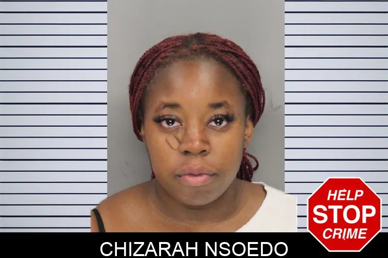 Chizarah Nsoedo mugshot