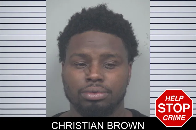 Christian Brown mugshot