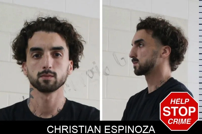 Christian Espinoza mugshot