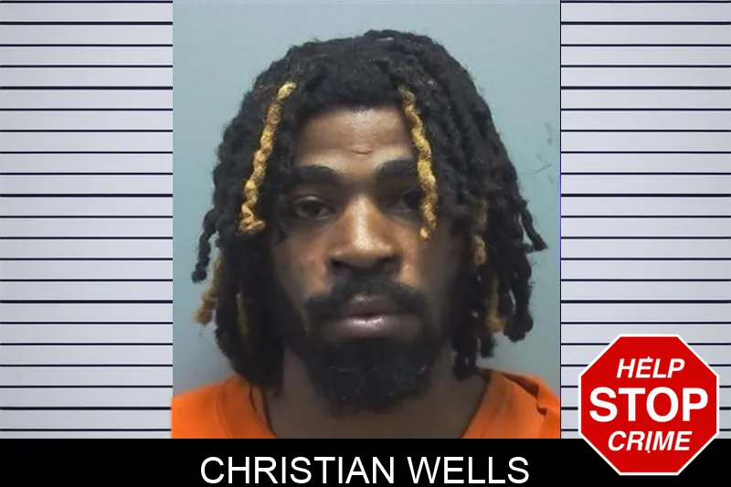 Christian Wells mugshot
