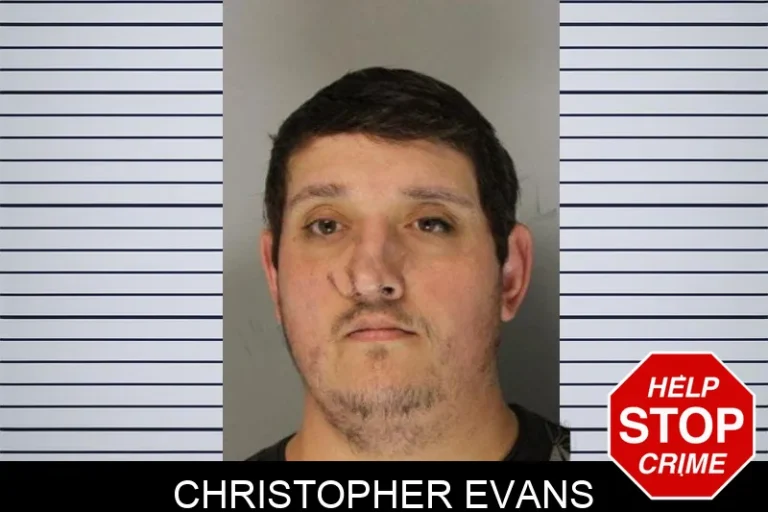 Christopher Evans mugshot – Hall County , Georgia Christopher Evans