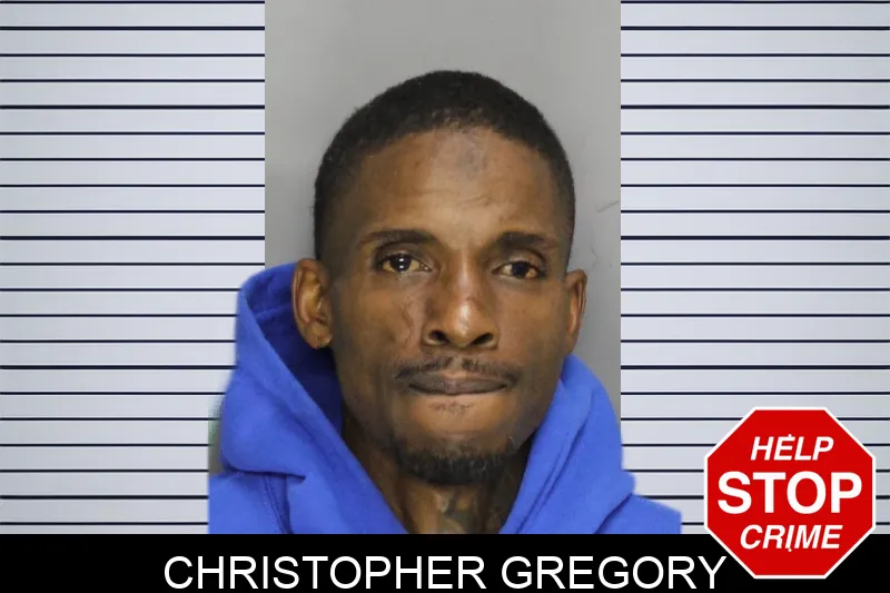 Christopher Gregory mugshot