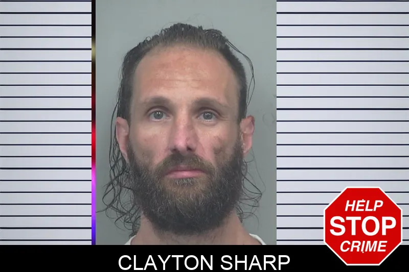 Clayton Sharp mugshot