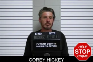 Corey Hickey mugshot