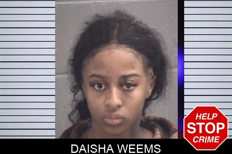 Daisha Weems Mugshots