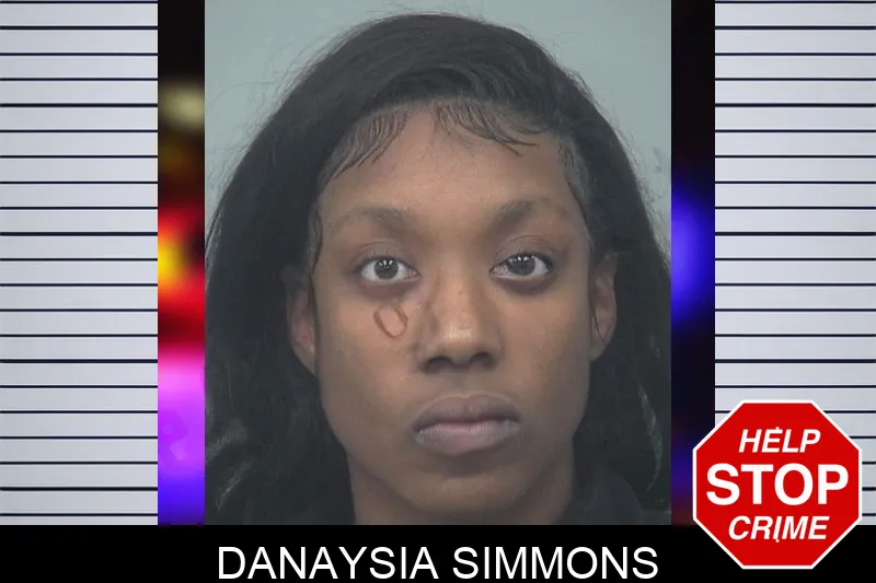 Danaysia Simmons mugshot