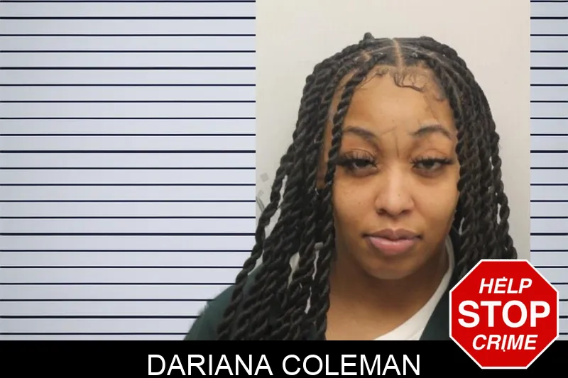 Dariana Coleman mugshot – Chatham County , Georgia Dariana Coleman mugshot