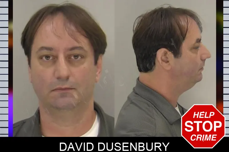 David Dusenbury mugshot