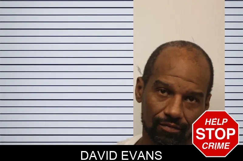 David Evans mugshot