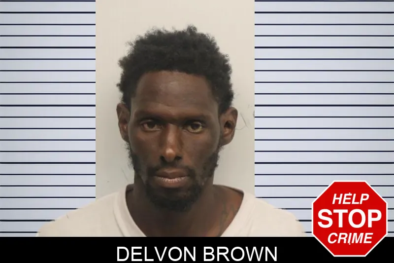 Delvon Brown mugshot