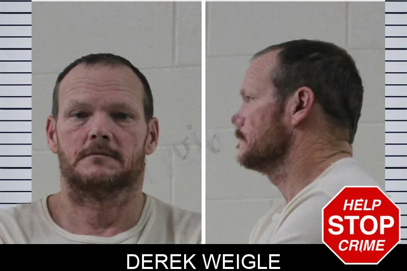 Derek Weigle mugshot