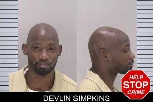 Devlin Simpkins mugshot