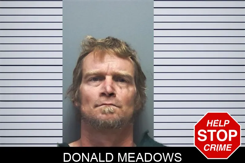 Donald Meadows mugshot
