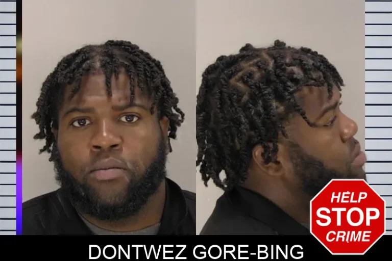 Dontwez Gore-Bing mugshot – Richmond County , Georgia Dontwez Gore-Bing