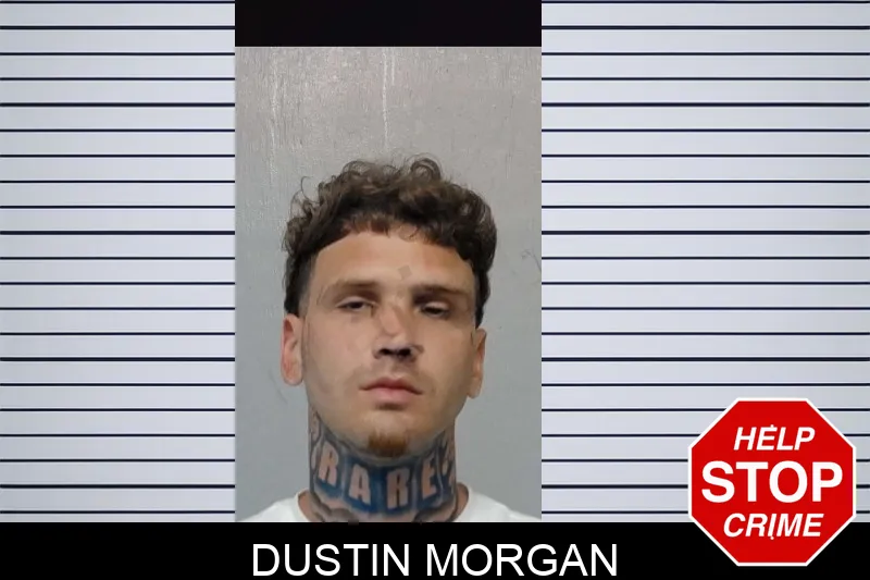 Dustin Morgan mugshot