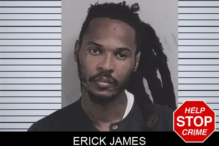 Erick James mugshot – Lowndes County , Georgia Erick James