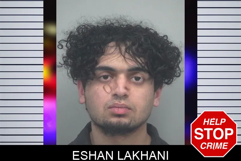 Eshan Lakhani mugshot