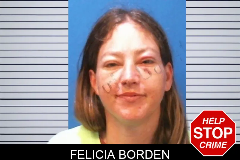 Felicia Borden mugshot