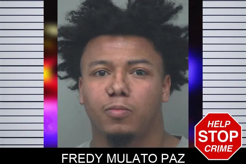 Fredy Mulato Paz mugshot