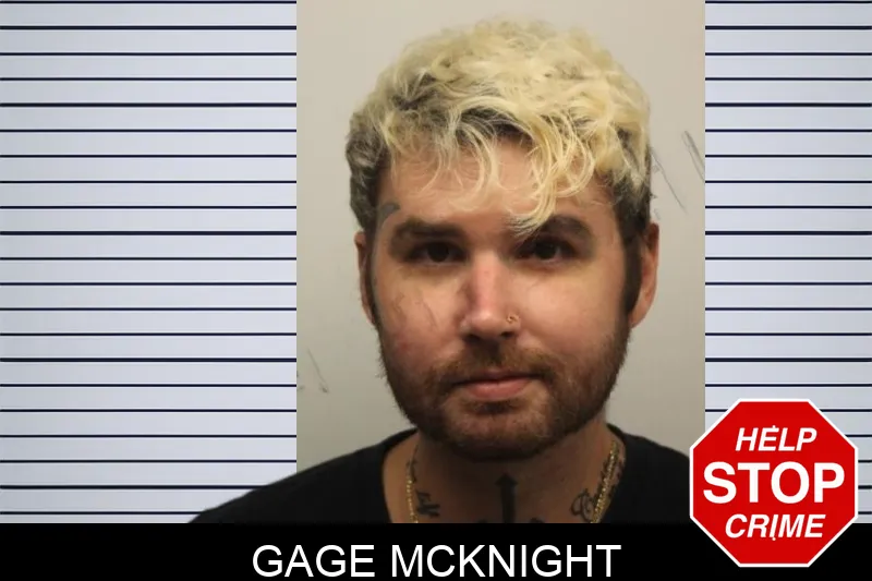 Gage McKnight mugshot