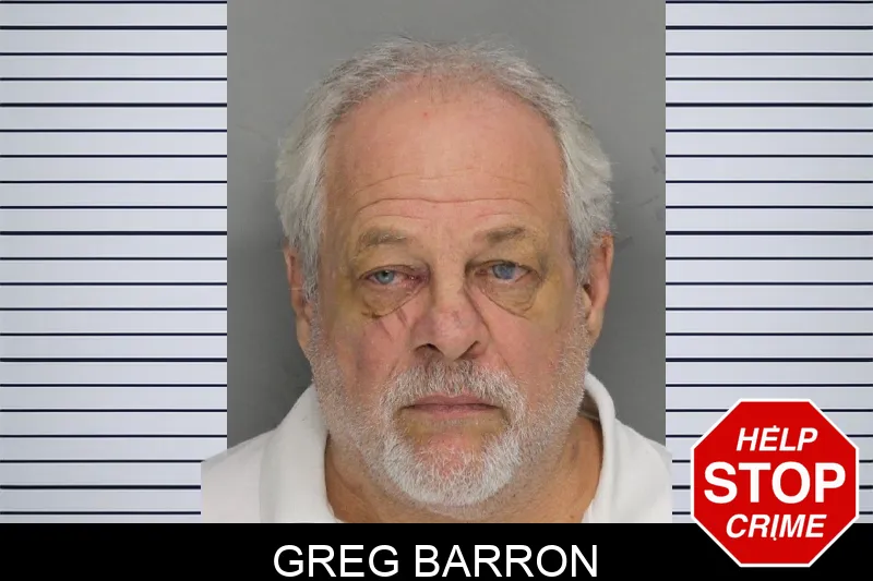 Greg Barron mugshot