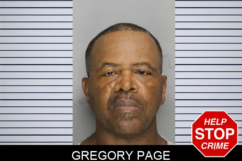 Gregory Page mugshot