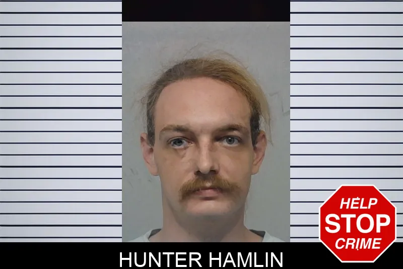 Hunter Hamlin mugshot