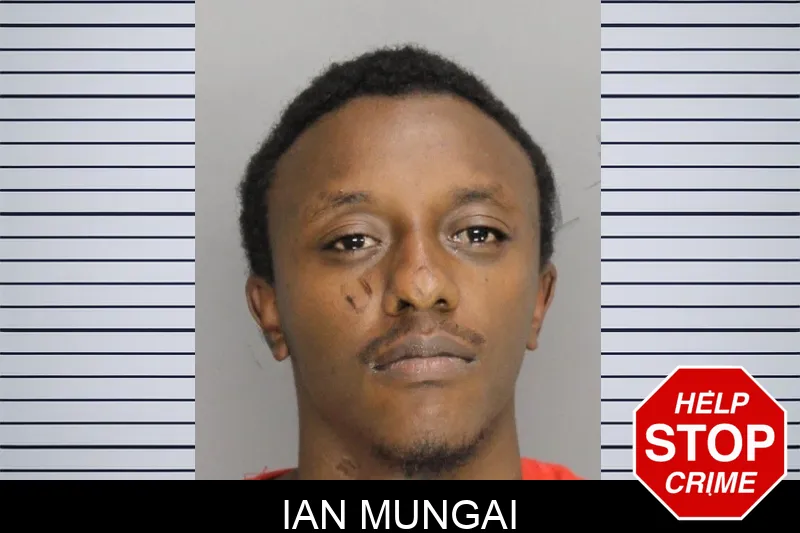 Ian Mungai mugshot