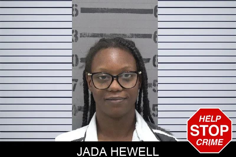 Jada Hewell mugshot