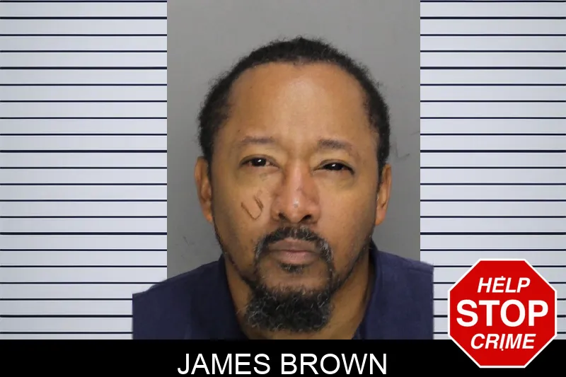 James Brown mugshot