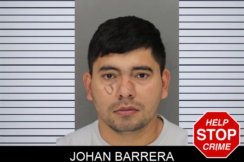 Johan Barrera mugshot