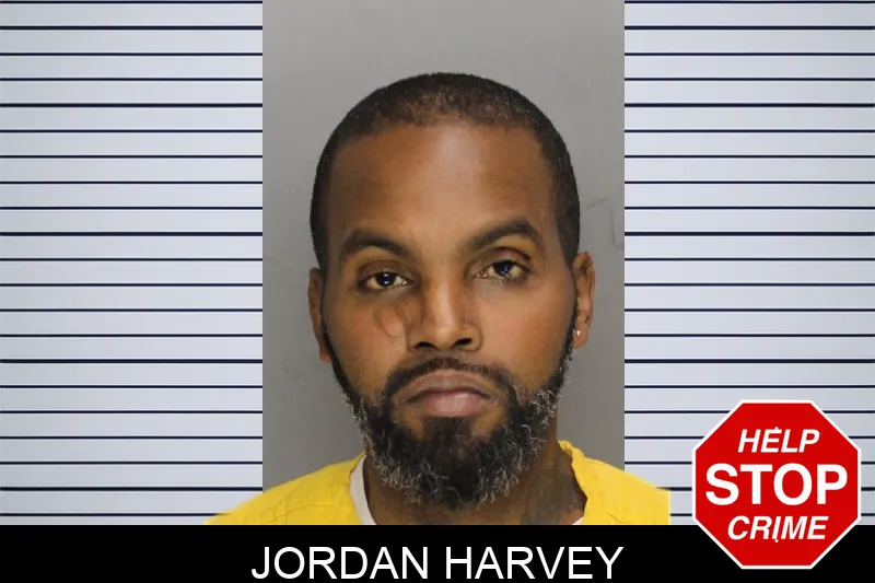 Jordan Harvey mugshot