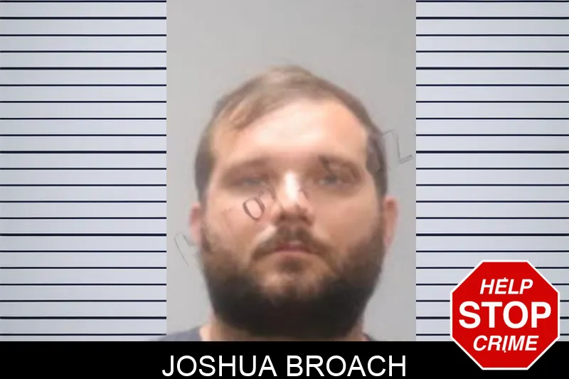 Joshua Broach mugshot