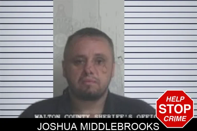 Joshua Middlebrooks mugshot – Walton County , Georgia Joshua Middlebrooks