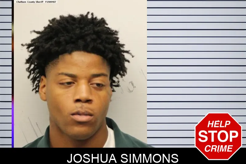Joshua Simmons mugshot