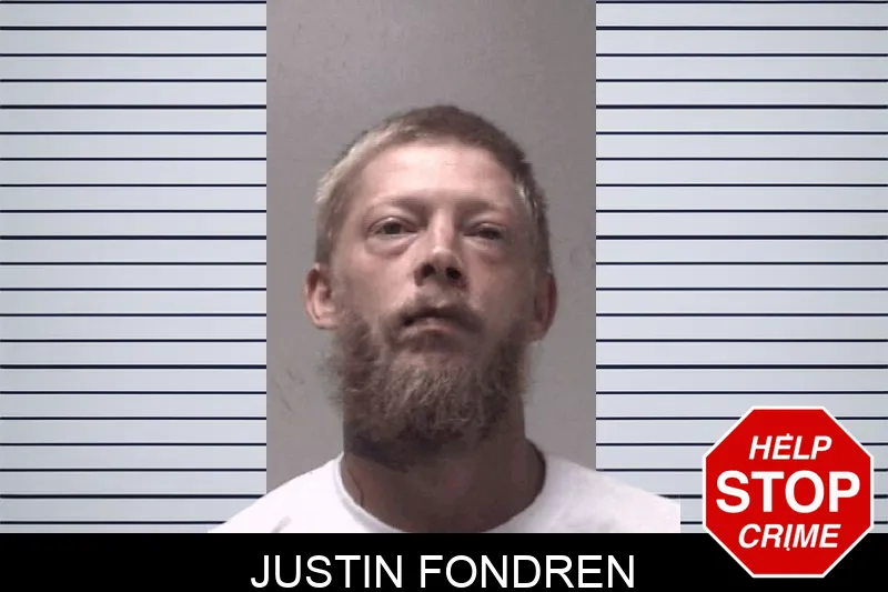 Justin Fondren mugshot