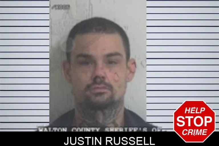 Justin Russell mugshot – Walton County , Georgia Justin Russell