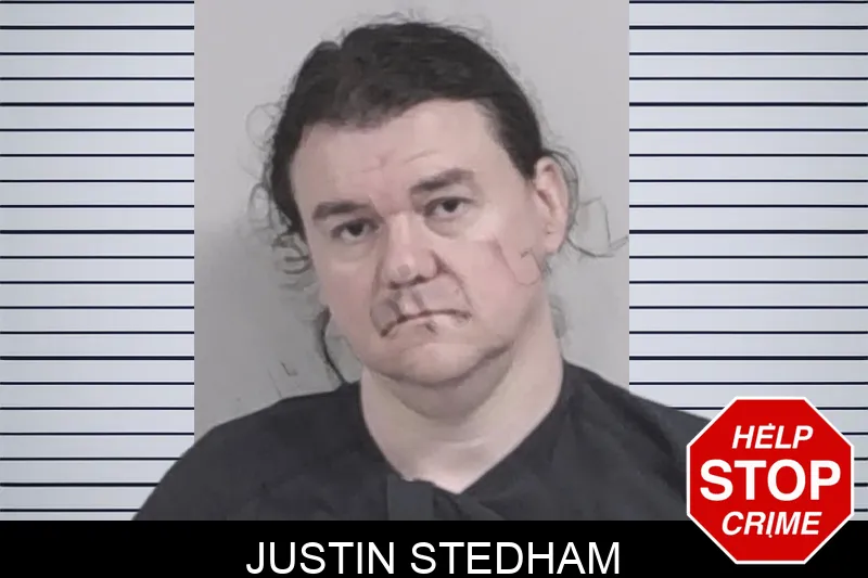 Justin Stedham mugshot