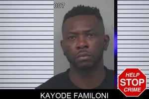 Kayode Familoni mugshot